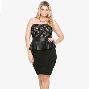 Black Peplum Dress